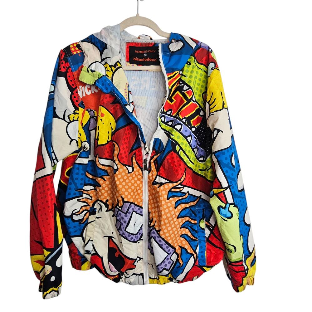 Members Only Nickelodeon Jacket Members Only Rugrats Jacket M Multicolor Men